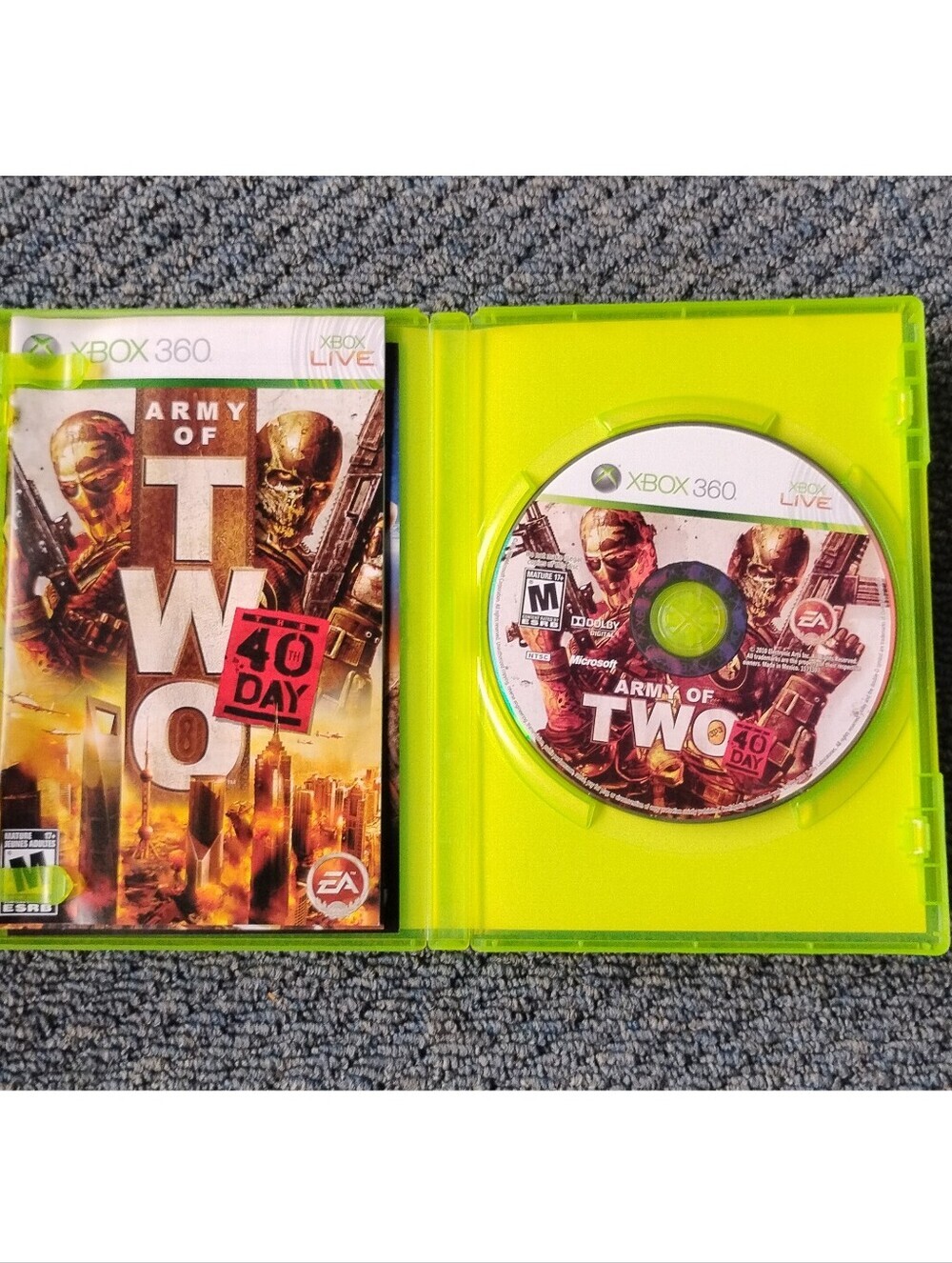 Army of Two: The 40th Day (Xbox 360) – Complete with Manual - Picture 2 of 3